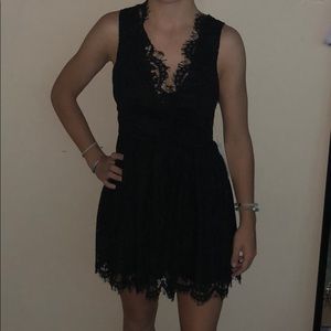 Black lace Tobi dress